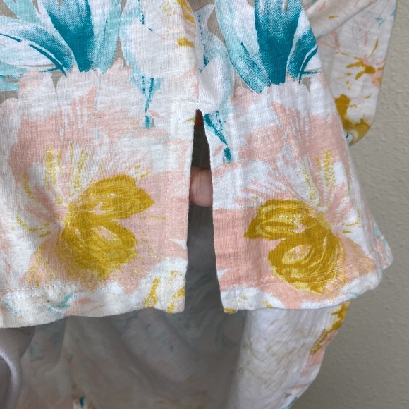 Chico's | Golden Autumn Asymmetrical Tunic Blouse 1 (M/8) - Picture 7 of 8